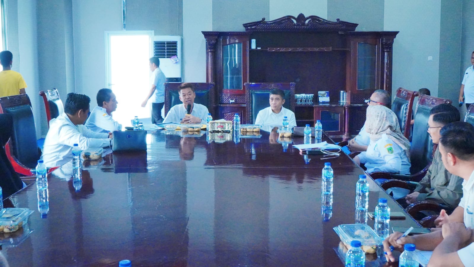 Bupati Rohil Tunda Penetapan Harga HET LPG Dengan Hiswana Migas Riau