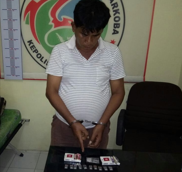 Polres Dairi Ciduk Pengedar Narkoba Bersama Barang Bukti