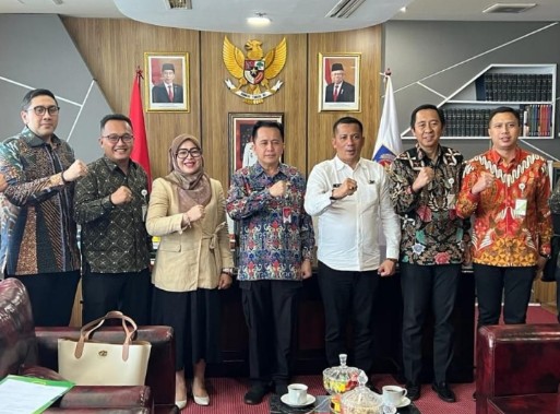 Bicarakan DAU dan DBH, Bupati Adil Temui Dirjen Bina Keuda Kemendagri
