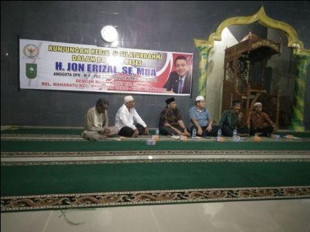 Ir JHon Erizal Reses di Kelurahan Maharatu, Berjanji Perjuangkan Hak Masyarakat di Pusat 
