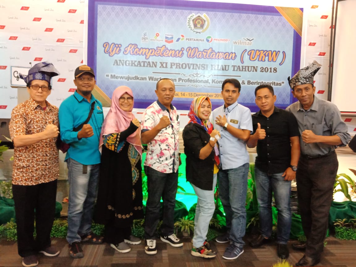 UKW Angkatan XI PWI Riau 38 Wartawan Dinyatakan Kompeten