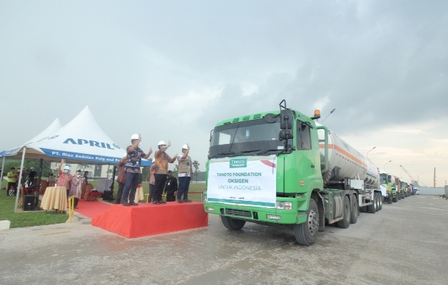 Tanoto Foundation Donasikan 500 ton Oksigen Bagi Pasien COVID-19