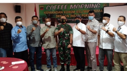 Danrem Minta Wartawan Selalu Konfirmasi Setiap Berita Menyangkut TNI