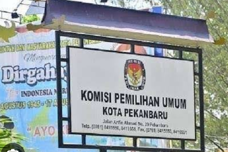 KPU  Plenokan  Anggota DPRD Kota Pekanbaru Terpilih Pada Pemilu Tahun 2024