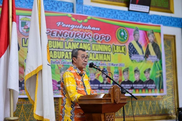 Gubernur Riau Ajak LBLK Pelalawan Bersinergi Bangun Negeri