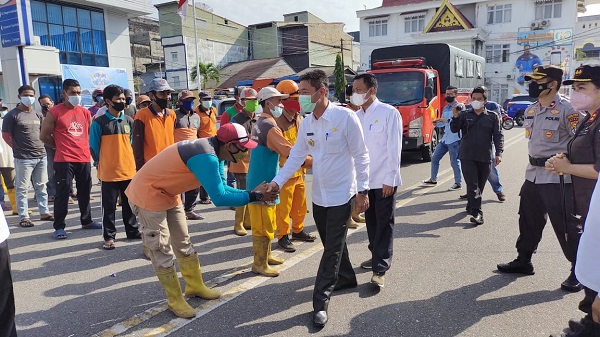 Curah Hujan Tinggi, Pemkab Rohil Gelar Apel Siaga Banjir