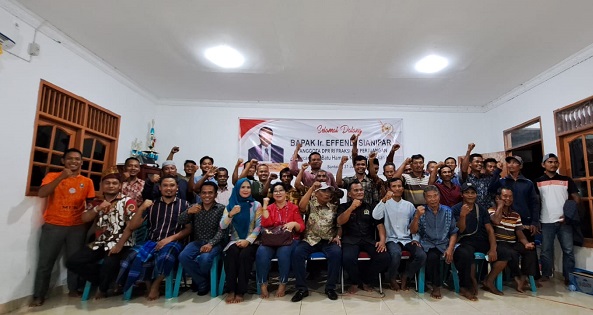 Ir Efendi Sianipar Serap Aspirasi Warga Batu Hampar
