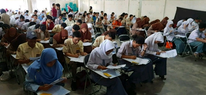 Digelar PT RAPP, Ratusan Siswa SMA/SMK Ikuti Try Out SBMTPN