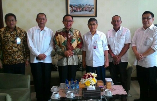 Bupati Inhil Temui Dirjen Jasa Konstruksi dan Penanganan Jalan Kementerian PU