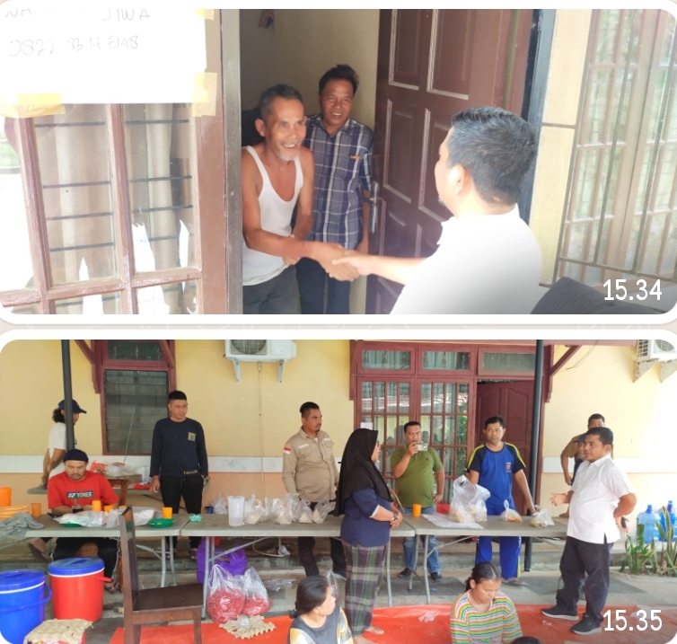 Wabup Pelalawan Tinjau Dapur Umum dan Pengungsi Terdampak Banjir di Rumah Dinas Bhakti Praja