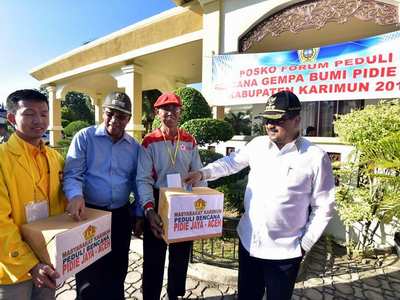 Rumah Dinas Bupati Karimun Posko Bencana Aceh
