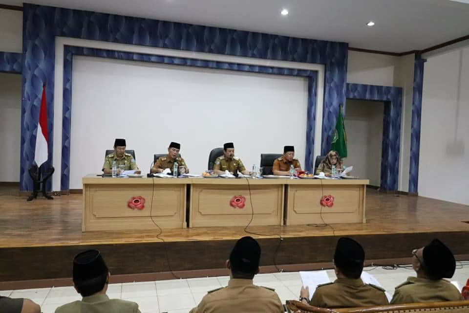 Pimpin Rakor, Wawako Bengkulu Naik Pitam