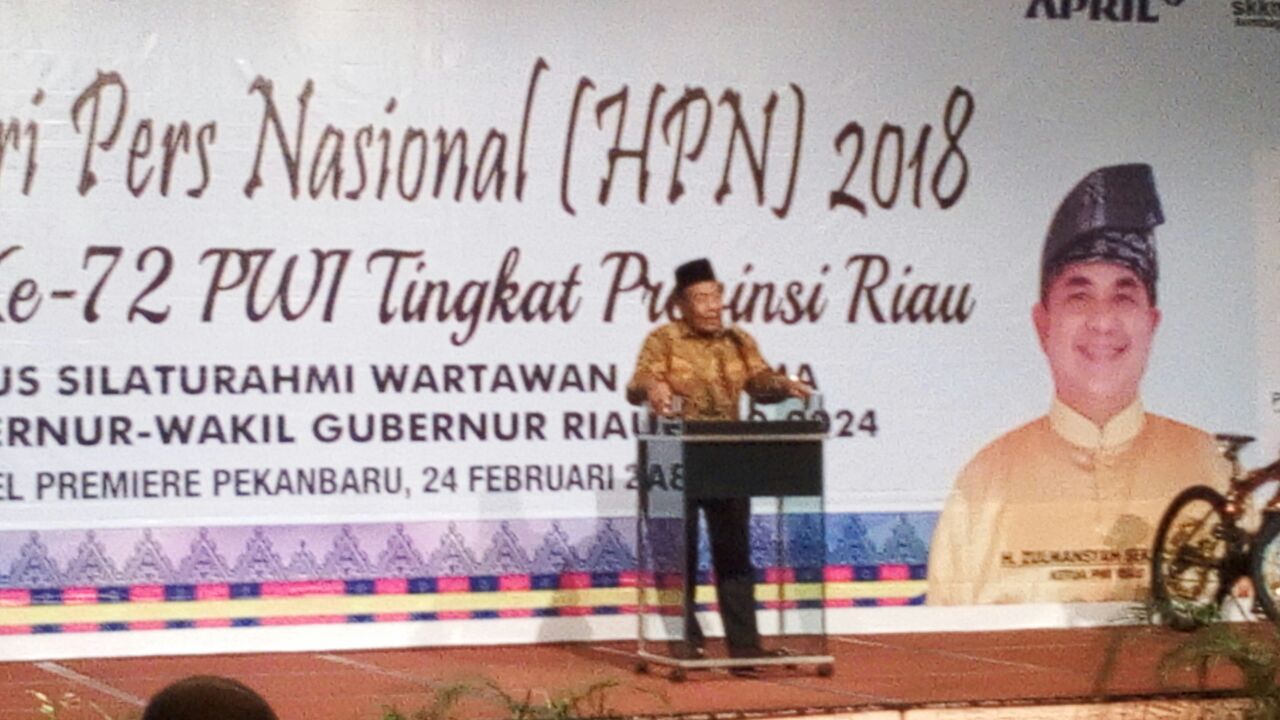 Plt Gubri Minta Wartawan Ingatkan Pemprov Riau