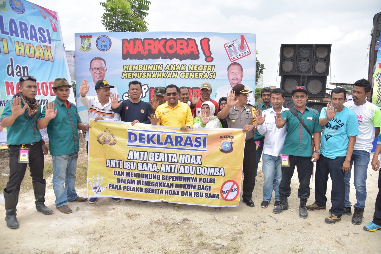 Pemkab Dukung Pemberantasan Narkoba dan Anti Berita Hoax