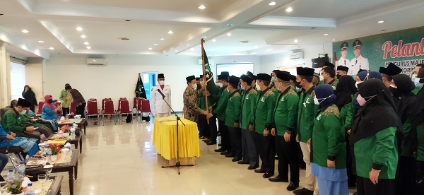 Bupati Dan Wabup Hadiri Pelantikan Hamzah Sebagai Ketua KAHMI Rohil