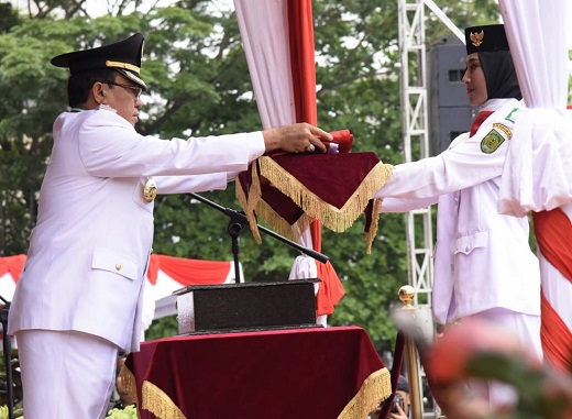 Kemerdekaan ke-73 RI, Bupati Inhil Minta Generasi Bangsa Kenang Jasa Pahlawan