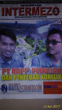 PT RAPP  Perusak dan Penyebab Konflik 