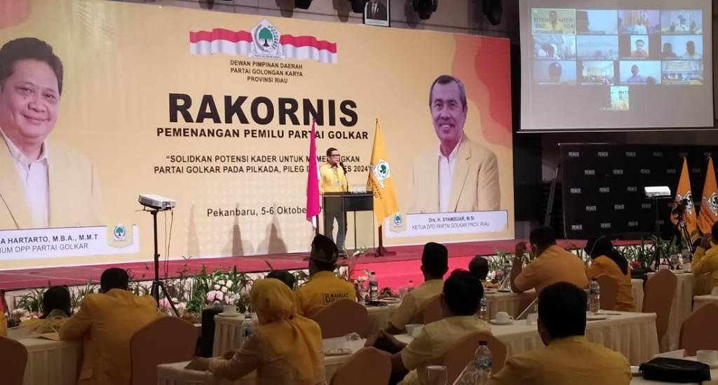 Dolli Sebut Riau Basis Golkar, Pilkada 2020 Harus Bisa Memenangkan 80 Persen