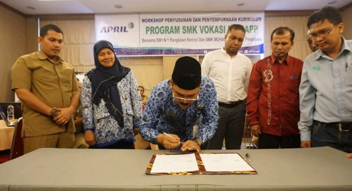 Dukung Program SMK Vokasi, RAPP Gandeng 2 SMK di Riau