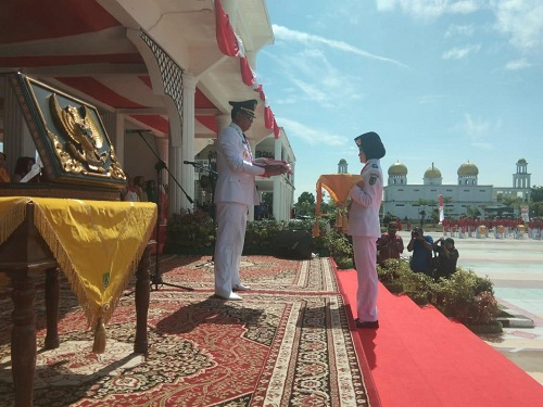 Peringatan Detik-Detik Proklamasi Dirohil Berjalan Khitmat