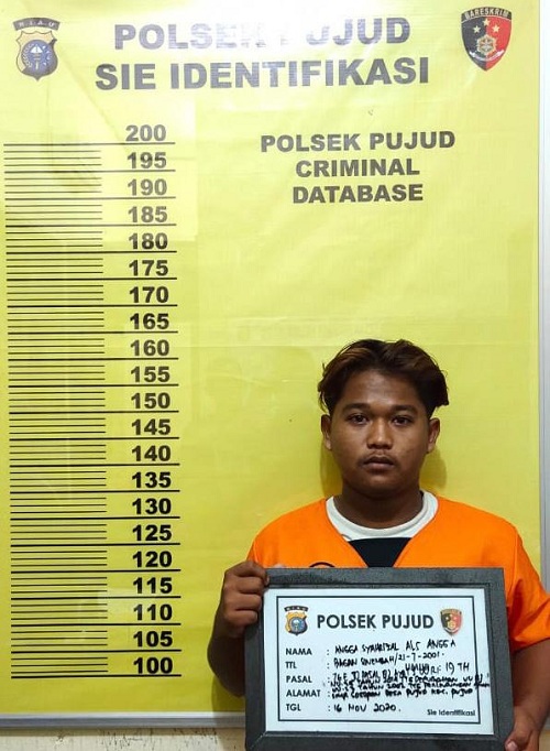 Polsek Pujud Amankan Pelaku Tindak Pidana Pencabulan Anak Dibawah Umur