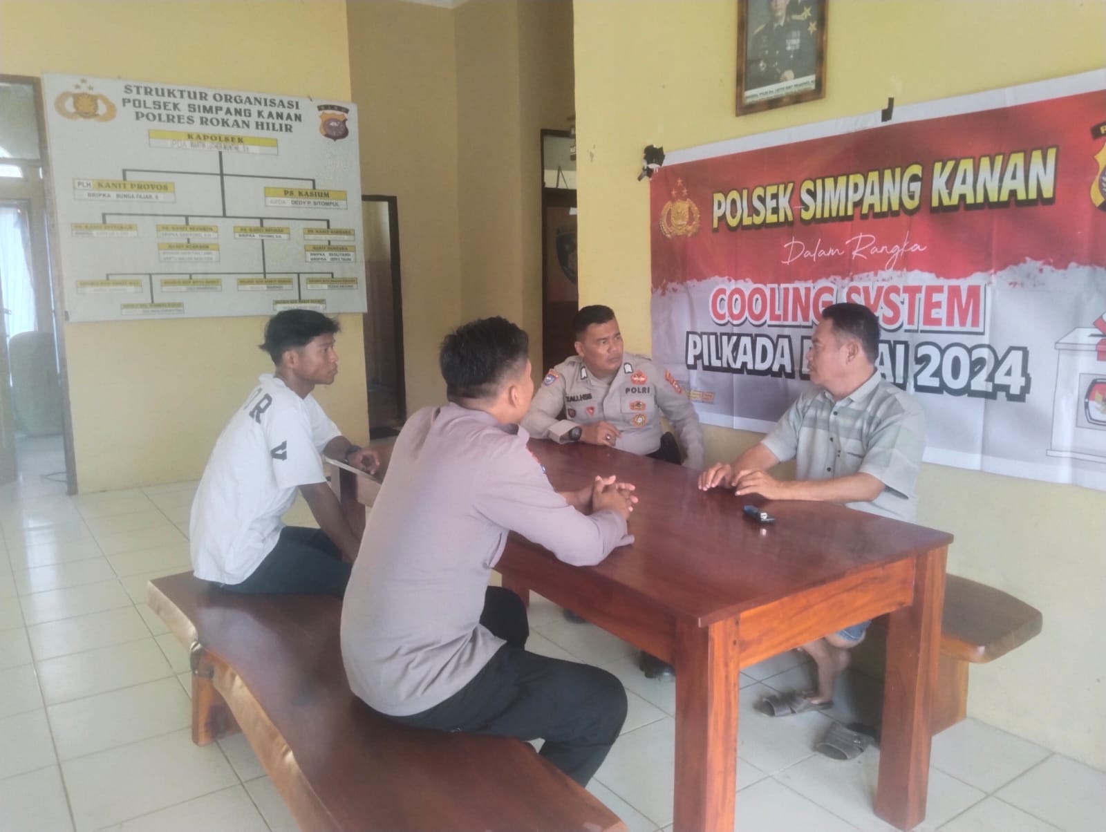 Cooling System Berlanjut, Masyarakat Dan Tokoh Pemuda Bagan Nibung di Ajak Ciptakan Kamtibmas
