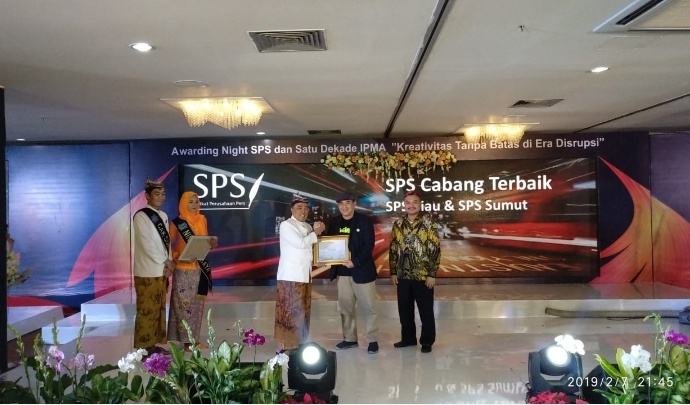 Kembali, SPS Riau Terbaik Se Indonesia  Awarding Night SPS dan Satu Dekade IPMA