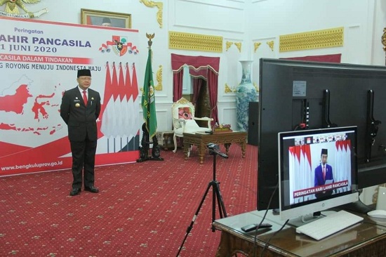 Hari Lahir Pancasila, Gubernur Bengkulu: Covid-19, Momentum Mempersatukan Bangsa