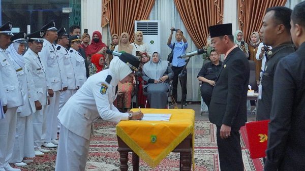 35 Pejabat Penghulu di Rohil Dilantik Sekaligus