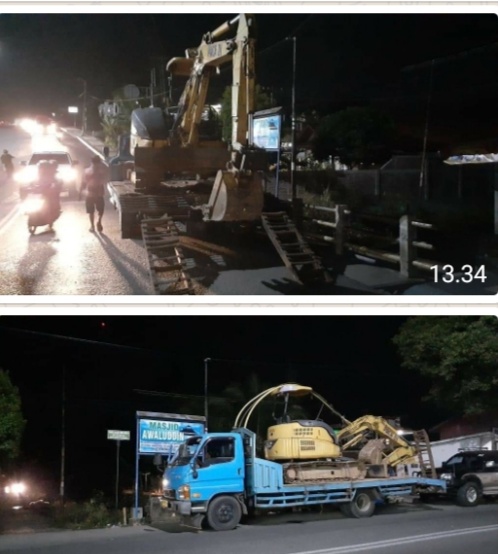 Gerakan Cepat Walikota Helmi, Alat Berat Langsung Turun Bersihkan Sampah