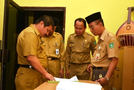 Pasca Libur Lebaran, Bupati Amril Sidak Kehadiran Pegawai
