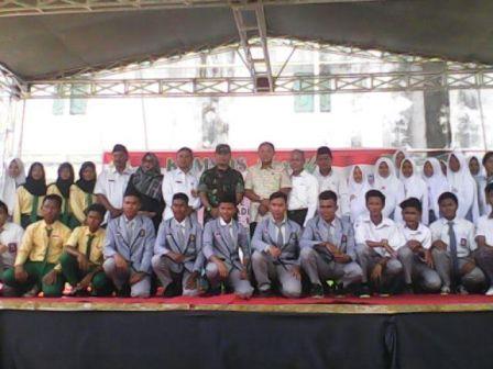 Meriahkan HUT TNI dan HUT Rohil, Kodim 0321 Rohil Gelar Lomba Vocal Group dan Baca Puisi