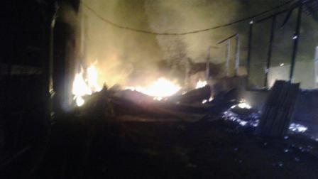 Sijago Merah Hanguskan 4 Rumah di Tigalingga