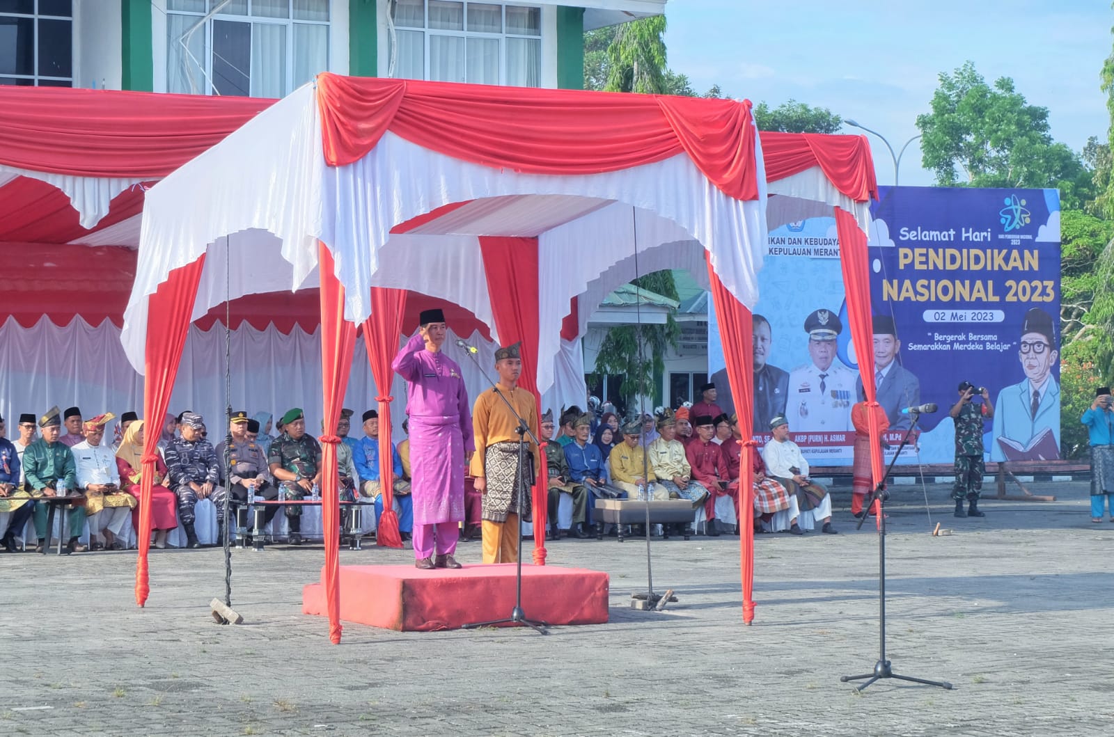Pemkab Meranti Gelar Upacara Peringatan Hardiknas Tahun 2023