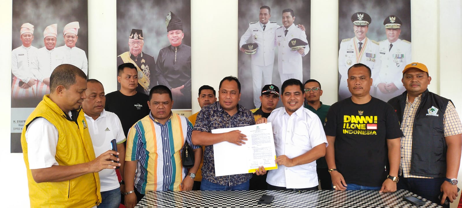 Wabup Nasaruddin Deklarasi Maju di  Balon Bupati Pilkada Pelalawan 2024 Dari Partai Golkar