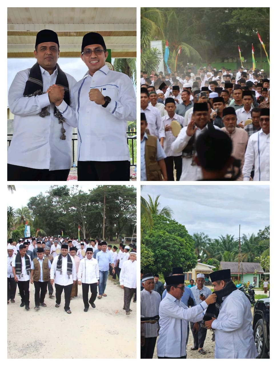 Cagubri M Nasir  Silahturahmi dan Safari Politik Ke Ponpes Darussalam Saran Kabun  