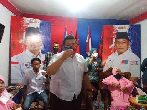 Laskar Pemenangan Ajak Masyarakat Kompak Mencoblos SUDIN
