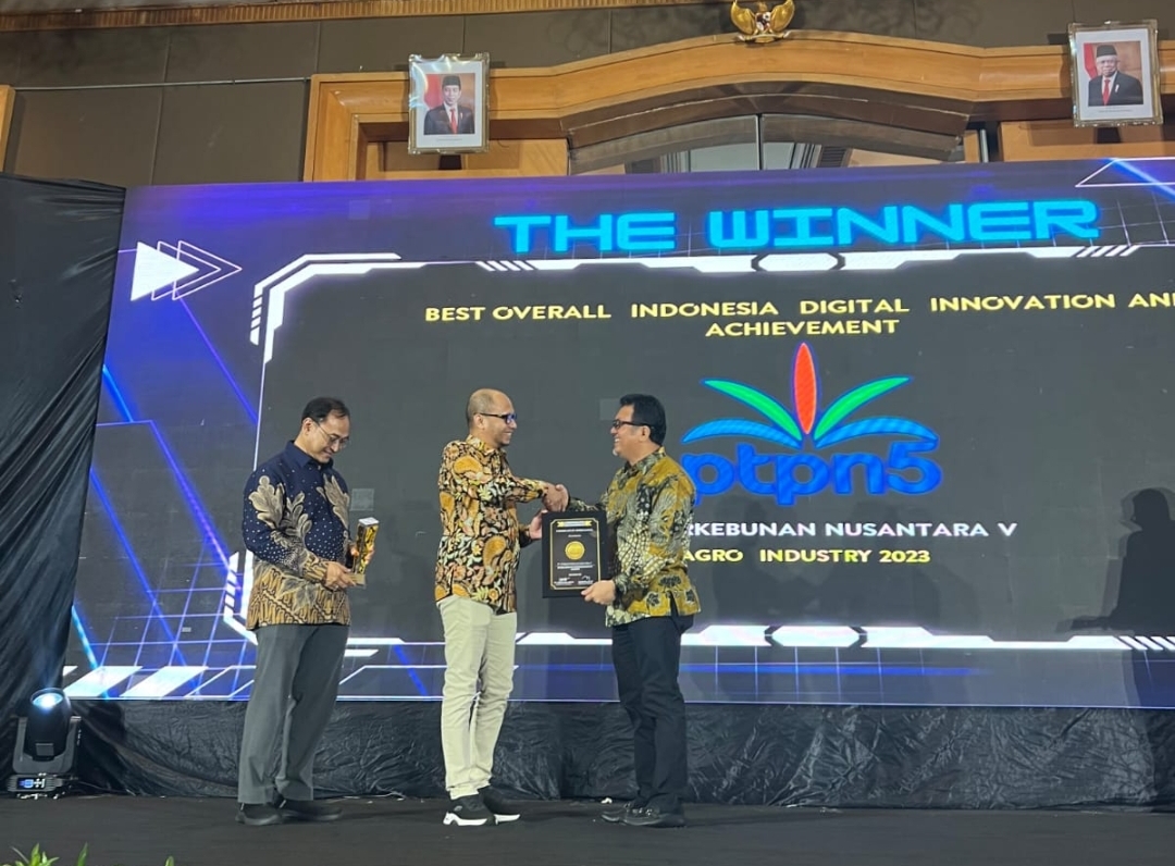 PTPN Group Raih Tiga Penghargaan Indonesia Digital Innovation and Achievement Awards