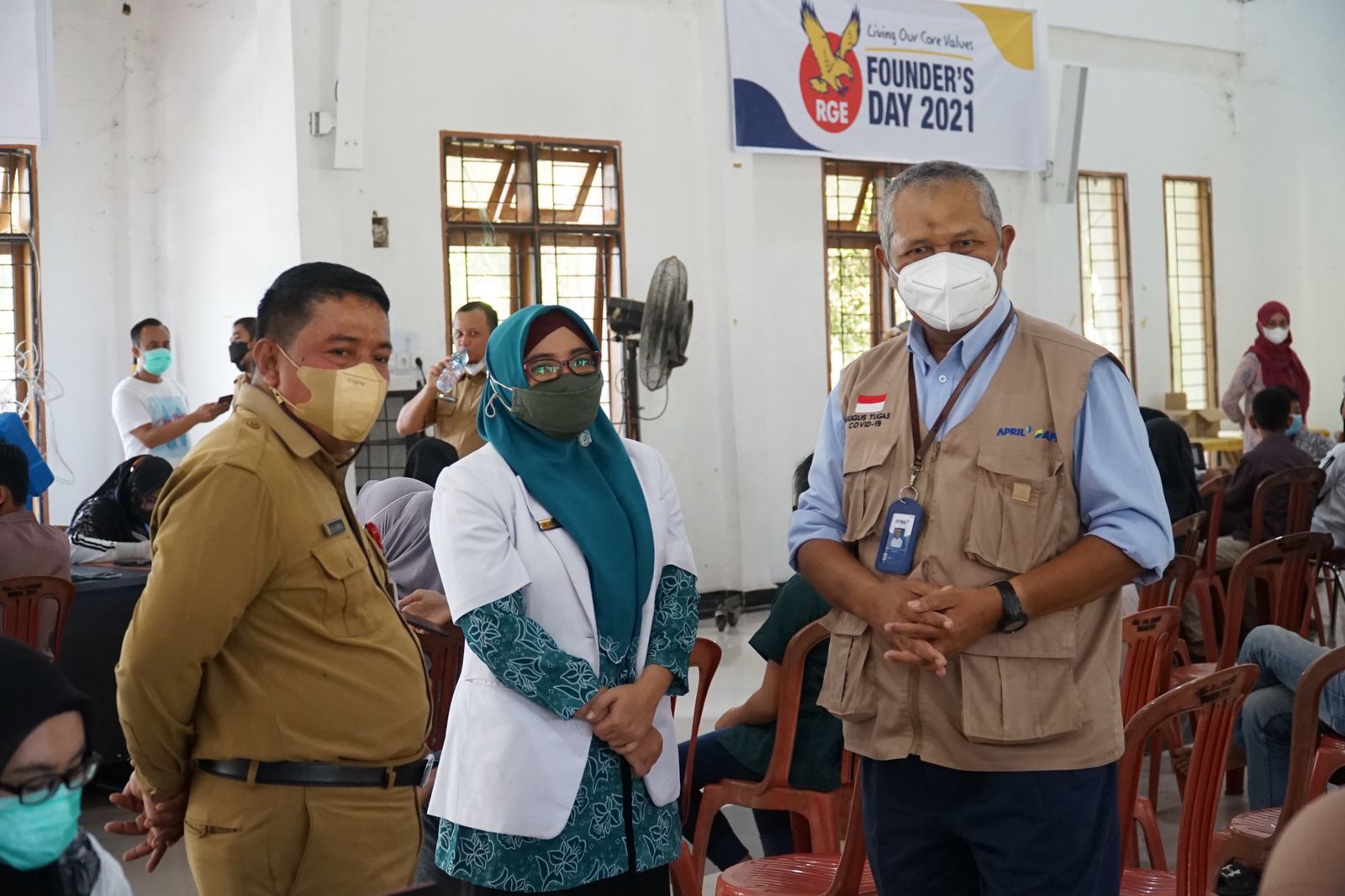RGE Founderâ€™s Day 2021, RAPP-APR Gelar Vaksinasi Massal COVID-19