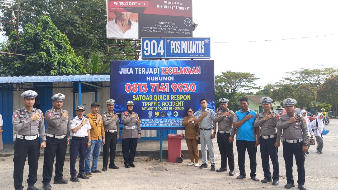 Satlantas Polres Bengkalis Bentuk Satgas Quick Respon Traffic Accident Tangani Laka Lantas Cepat