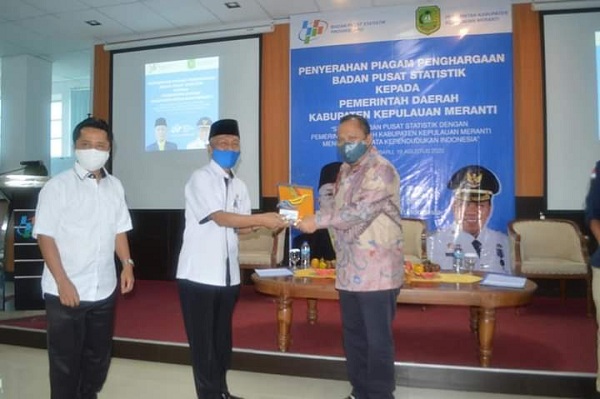 Proaktif Sensus Online, Meranti Raih Penghargaan BPS