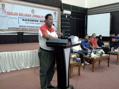   Dialog Bulanan Jurnalis Karimun, Sepakat Jaga Kebersihan