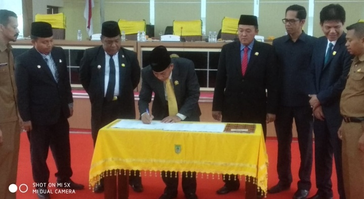DPRD Dan Pemkab Rohil Sepakati Nilai KUA PPAS Tahun 2019