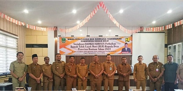 Tahun Ini Pemkab Rohul Rehab 15 Unit Rumah Warga Kurang Mampu