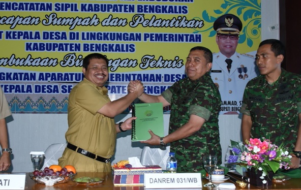 Sosialisasikan Pencegahan Kebakaran, Danrem Kumpulkan 136 Kabupaten Bengkalis 