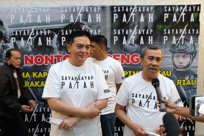 Kisah Pengorbanan Anggota Polisi, Polda Riau Gelar Nonton Bareng Film 'Sayap Sayap Patah'