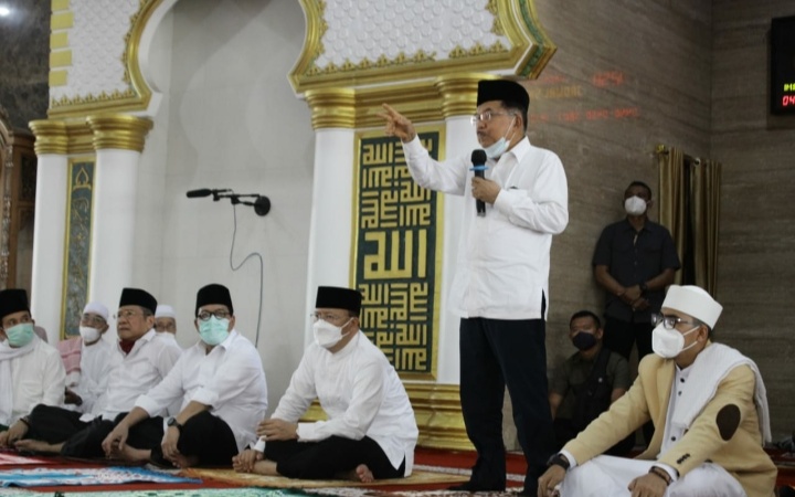Jusuf Kalla : Masjid Bukan hanya Dimakmurkan, Tapi Juga Dapat Memakmurkan