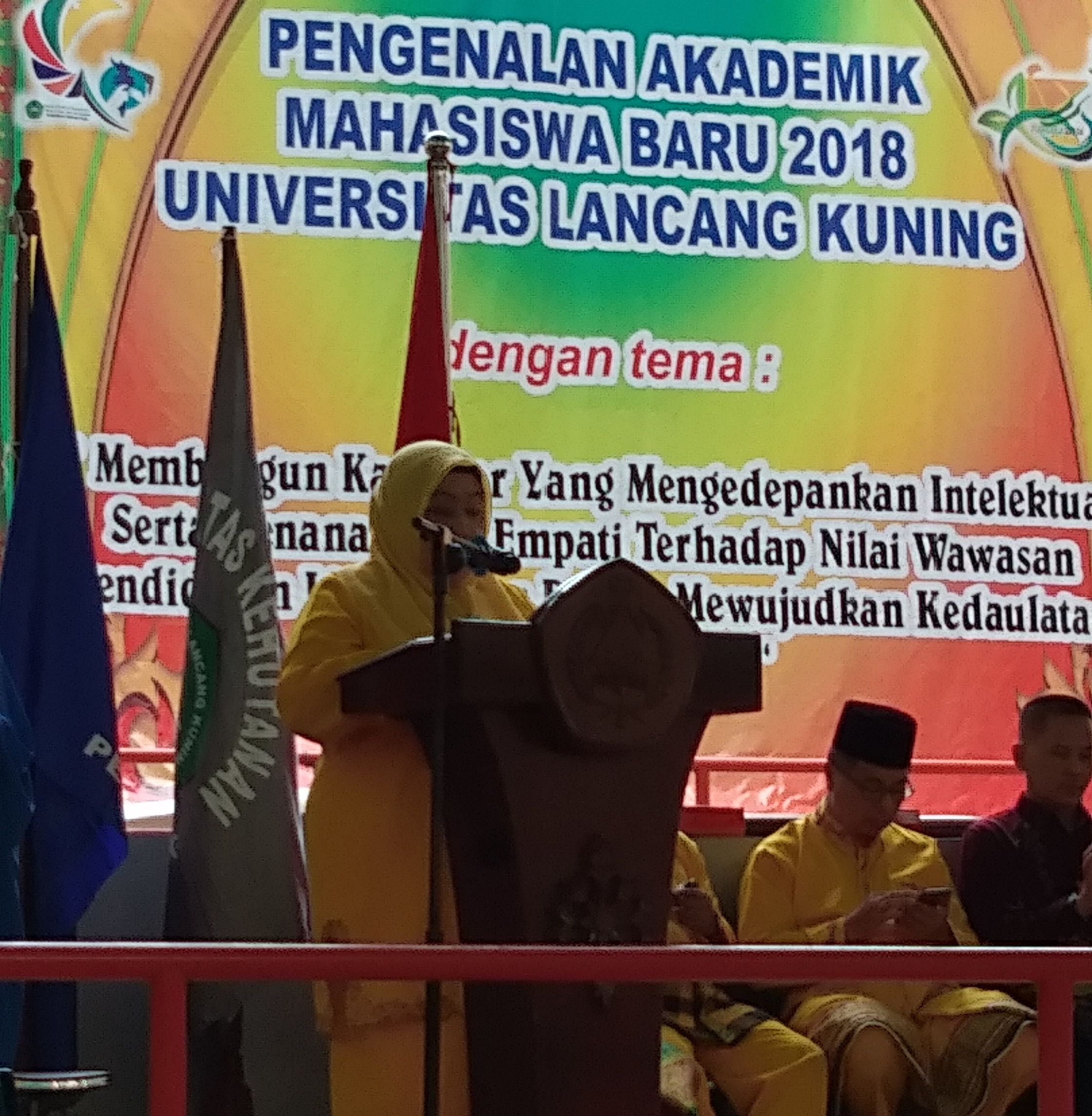 Buka PAMABA Unilak Tahun 2028-2019.  Hj Hasnati : Jadilah Mahasiswa Berprestasi,  Jaga Nama Baik Uni