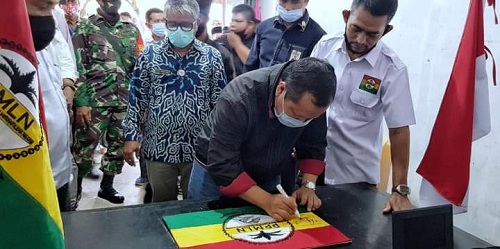 PPLMN  Meranti Terbentuk, Bupati Irwan Siap Fasilitasi Kepentingan Putra-Putri Meranti Luar Negeri