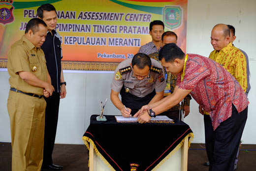 Seleksi Pejabat Sekda Meranti, Pemkab Gandeng Polda Riau